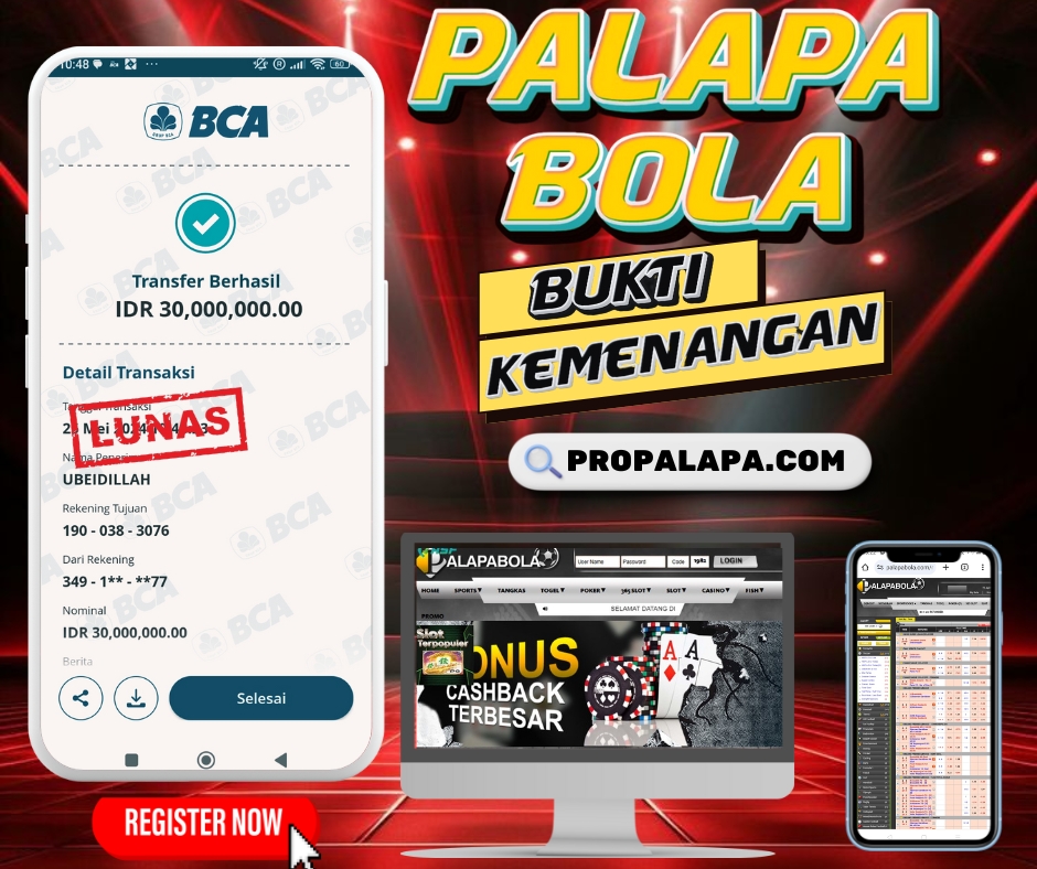 INFO KEMENANGAN PALAPA BOLA TANGGAL 27 MEI 2024