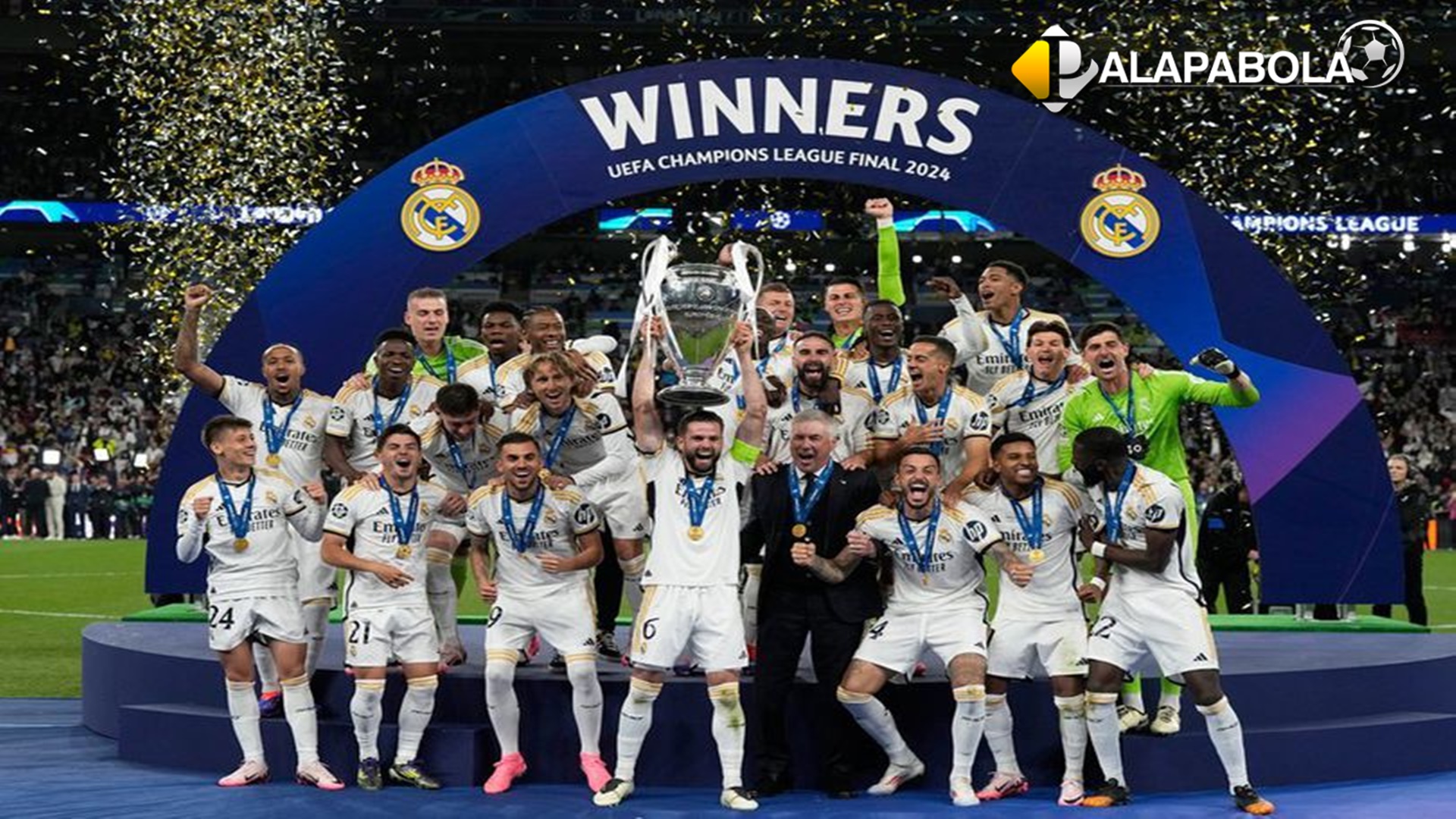 Real Madrid Sukses Juarai Liga Champions 2023/2024