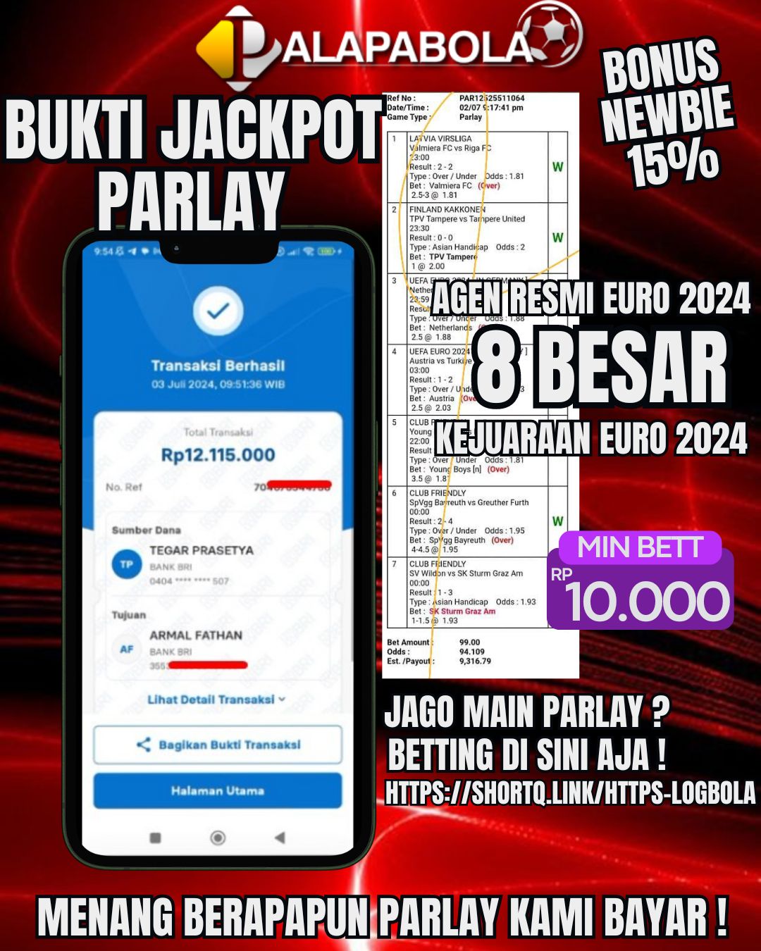 INFO KEMENANGAN PALAPA BOLA TANGGAL 03 JULY 2024