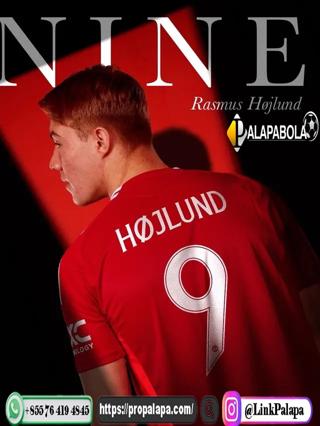 Rasmus Hojlund Ganti Nomor Punggung 9 di MU