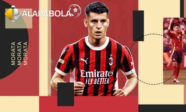 Alvaro Morata ke AC Milan