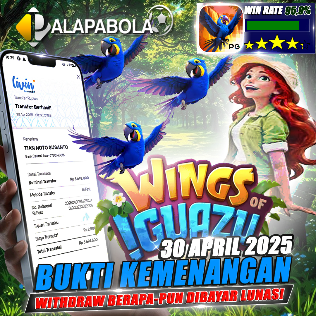 INFO KEMENANGAN PALAPA BOLA TANGGAL 30 APRIL 2025