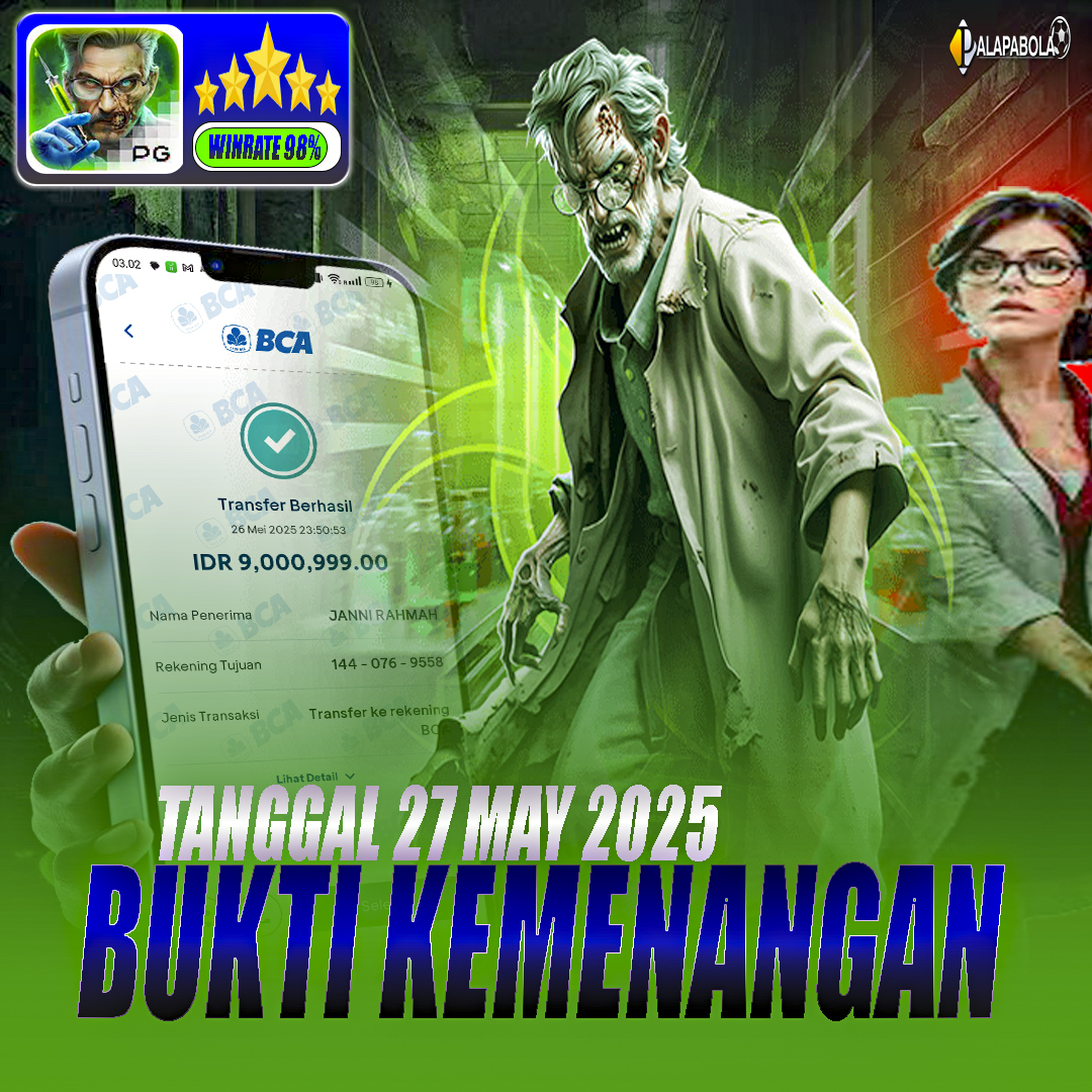 INFO KEMENANGAN PALAPA BOLA TANGGAL 27 MEI 2025