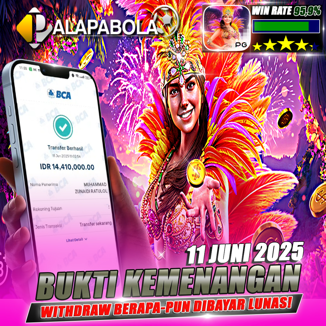 INFO KEMENANGAN PALAPA BOLA TANGGAL 11 JUNI 2025