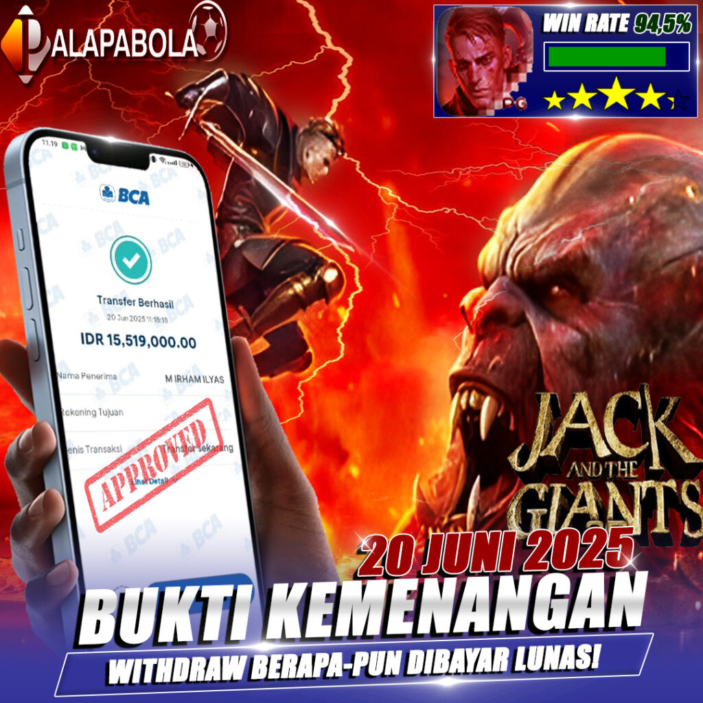 INFO KEMENANGAN PALAPA BOLA TANGGAL 20 JUNI 2025