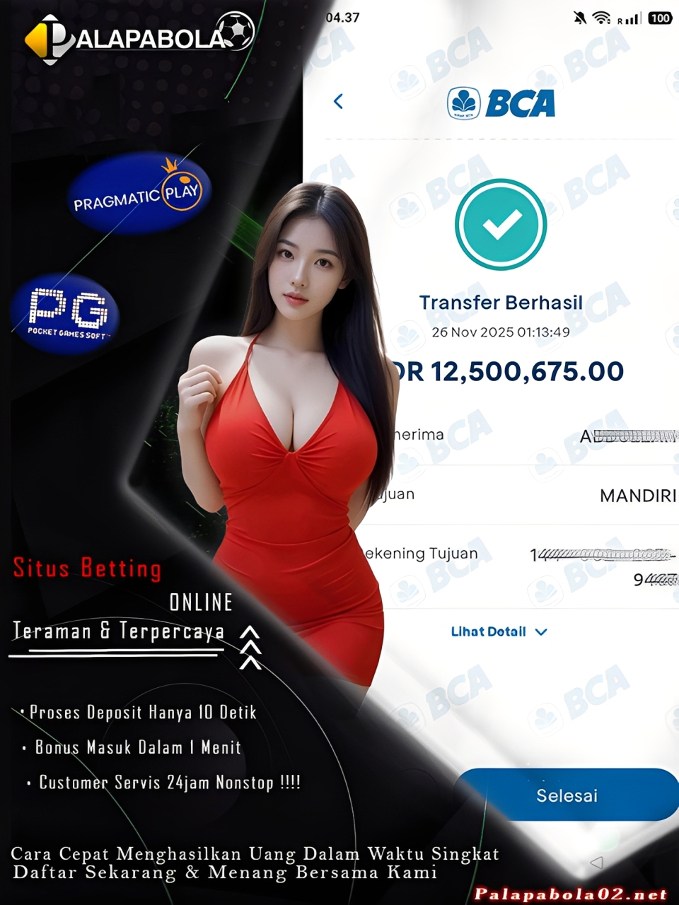 INFO KEMENANGAN TANGGAL 26 NOVEMBER 2025