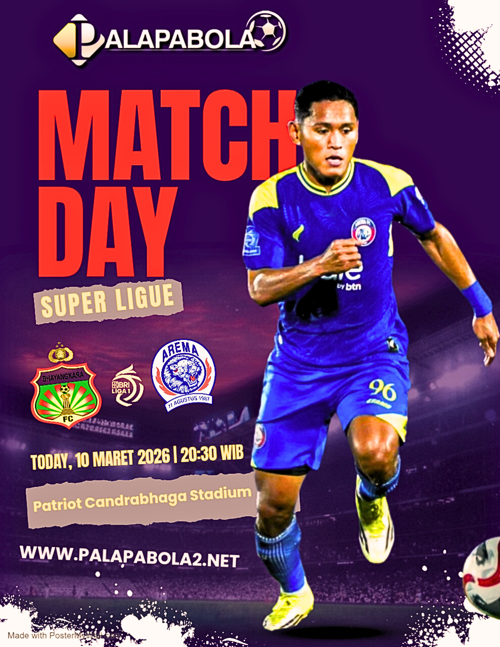 Prediksi Bhayangkara FC vs Arema FC 10 Maret 2026, Duel Sengit di Lampung