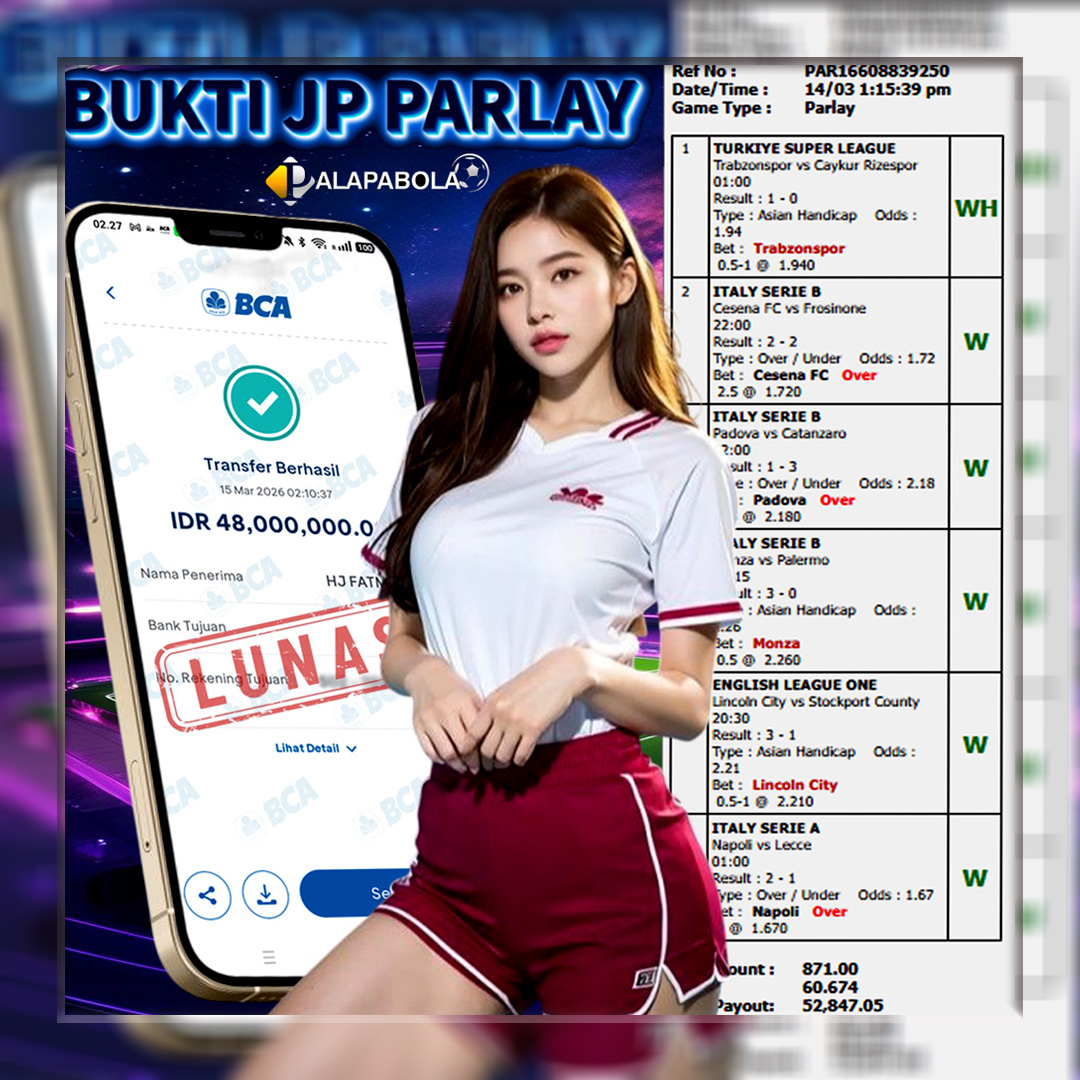 INFO KEMENANGAN TANGGAL 15 MARET 2026